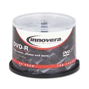 Innovera 46830   DVD R Discs, 4.7GB, 16x, Spindle, White 