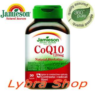 Jamieson CoQ10   120 mg integratore Coenzima Q10  30cps  