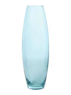   blue vase linea this beautiful sky blue slim glass vase is perfect for