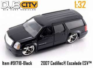 Jada 132 Diecast Dub City 2007 Cadillac Escalade ESV  