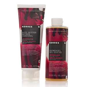 Korres Japanese Rose Shower Gel and Body Butter Duo 
