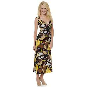 Antthony Butterfly Print Maxi Dress 