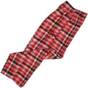 adidas Arkansas Razorbacks Cardinal Youth Plaid Flannel Pajama Pants 