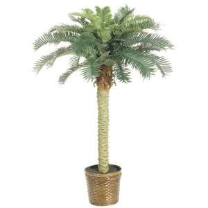  New   Pack of 2 Potted Artificial Phoenix Palm Trees 4 by 