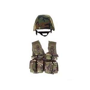 Kids Army Helmet and Kids Combat Vest  Toys & Games  