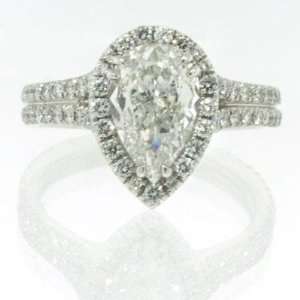    2.80ct Pear Shape Diamond Engagement Anniversary Ring Jewelry
