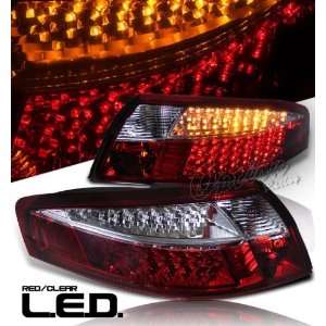 98 05 Porsche Carrera 996 LED Tail Lights   Red Clear 