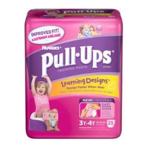    Pull Ups Training Pants, Learning Designs, Girls, 23 ct Baby