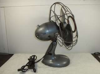 Westinghouse 12 Vintage 3 Speed Oscillating Grey Fan   Works Go 