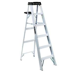   Ladder AS3005 300 Pound Duty Rating Aluminum Stepladder, 5 Foot Home