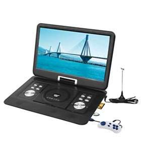 15.6 Portable Remote Control DVD Player with VGA Port/Analog TV/FM 