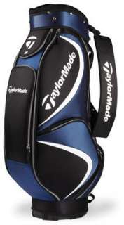 TaylorMade Monaco 3.0 2011 Golf Cart Bag    Black & White & Navy Blue 
