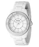    Fossil Watch, Womens White Resin Strap ES2442 customer 
