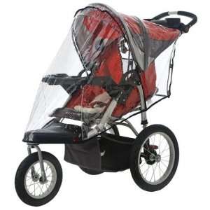   Swivel Wheel Jogger Single Stroller Weather Shield in Clear Baby