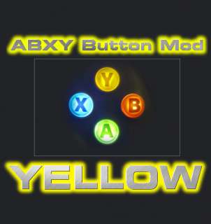 Xbox 360 Controller ABXY Button LED MOD   Yellow  
