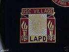 Los Angeles LAPD Olympic pin badge ~ 1984 ~ USC Village