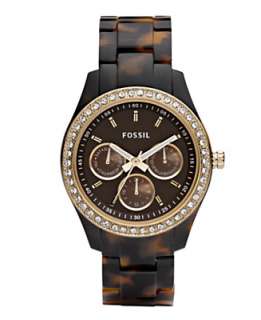 Fossil Watch, Womens Stella Plastic Tortoise Bracelet ES2795   Brands 