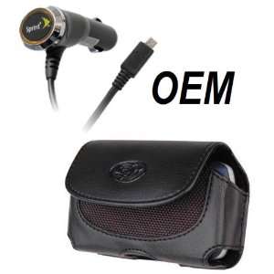 com OEM Car Auto Vehicle Plug in Power Charger Adapter + Leather Case 