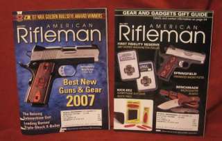 American Rifleman 2007 NRA Taurus Springfield Ruger Mag  