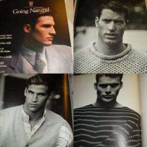 magazine Men Chanel Egoiste perfume ad 90s fashion  