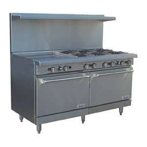   Gas Range   2 Burners, 48 Thermostatically Controlled Griddle, 2