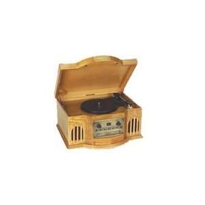   841.205 Turntable CD w/ Cassette Phonograph Shelf System Electronics