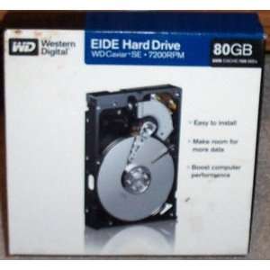  Western Digital 80gb Eide 7200 Rpm Internal Hard Drive 