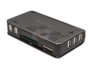      IOGEAR GUH286 5 port USB 2.0 Combo Hub & 56 in 1 Card Reader