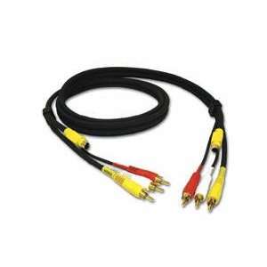  CABLES TO GO 50ft 4 Pin Mini DIN M/M RCA/S Video Composite 
