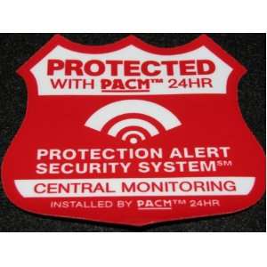   STATIC CLING HOME ALARM SECURITY SYSTEM DECALS NEW 