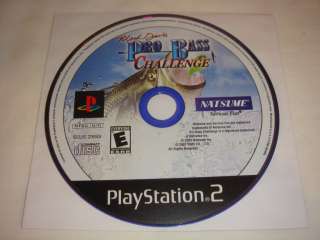   Pro Bass Challenge   PS2 Playstation 2 game Disc Only Fishing NATSUME