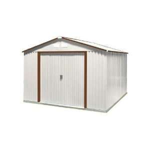   Model 50311 10x8 Colossus Metal Shed, brown trim Patio, Lawn & Garden