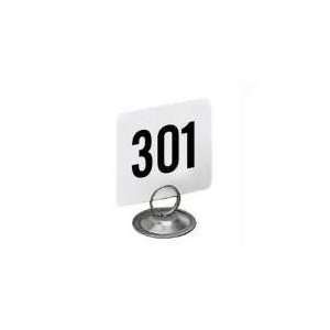 American Metalcraft 4350 Plastic Table Number Set   Numbers 301   350