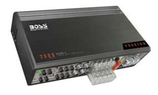 four channel Class D amplifier delivering 2000 watts peak power 