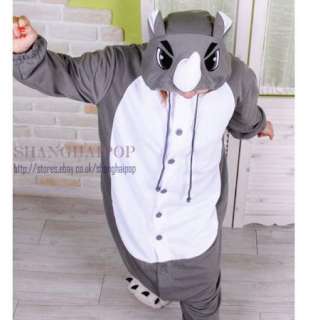   Costume Children Hoody Fancy Dress Adult Animal Outfit Suit  