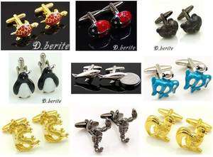 NEW Novelty Animal Style Mens Accessories Jewelry Shirt Cuff links 