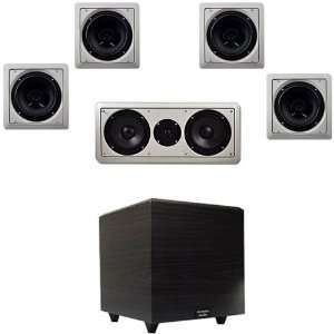  5 Piece Acoustic Audio Surround Sound System w/8 300W 