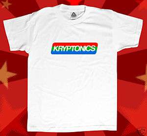 Vintage Skateboard Kryptonics Wheels Tshirt WHT RETRO  