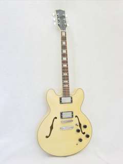 NEW ELECTRIC GUITAR NATURAL Thinline Archtop   CUSTOM  