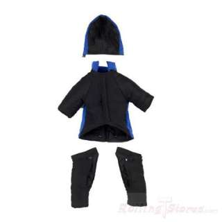 Casual Canine Dog Snowsuit Jacket Removable Legs Blue & Black 