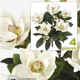 Magnolia Silk Flowers Artificial Plants Wedding  