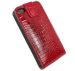 SNAKE SKIN Leather CASE COVER for Apple iPhone 4 4G  