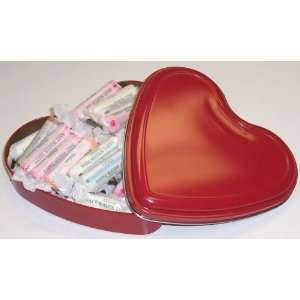 Scotts Cakes Assorted Salt Water Taffy in a Heart Shape Tin  
