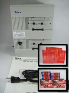   Audio Cassette Tape Duplicator Replica Copier w 61 BLANK TAPES LOT