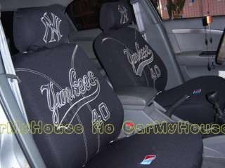 NEW YORK YANKEES Car Seat Covers Black  