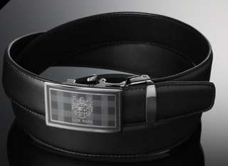 these luxurious mens belts with auto lock buckle