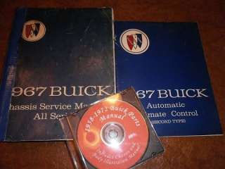   1967 Climate Control Book, and the Buick Parts Catalog on CD