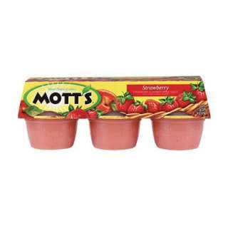 Motts Strawberry Apple Sauce Cups . 6   4 oz. Cups product details 