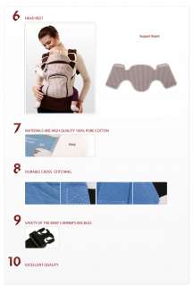 Brand Korea Pognae Baby Carrier Front Backpack Podaegi 100% Cotton 