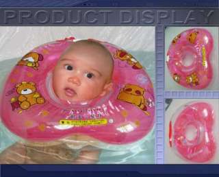 Baby Swim Ring for Baby Bath Neck Float Ring Rose  